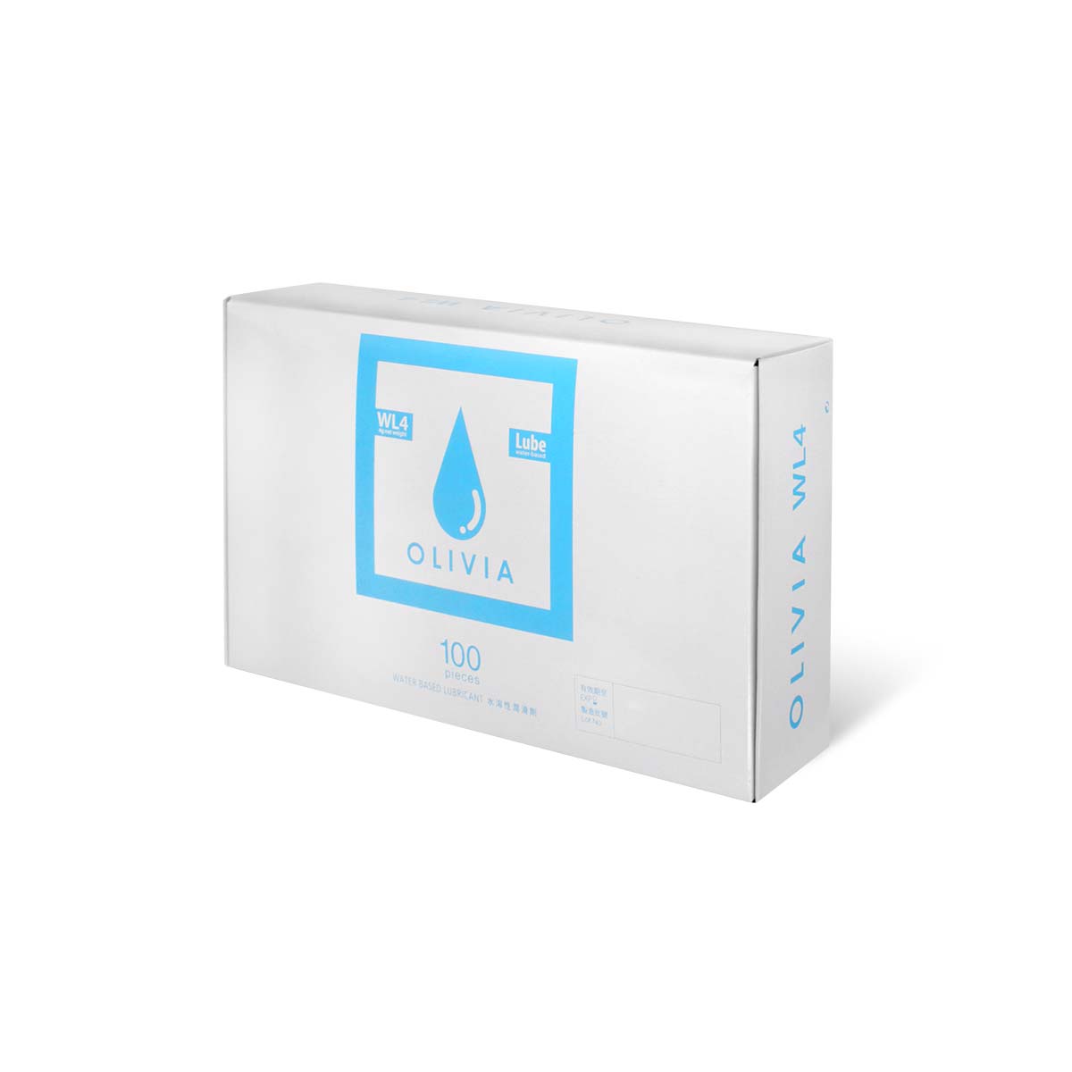 奥莉维亚 WL4 旅行小包装 100 片装 水基润滑剂-p_1