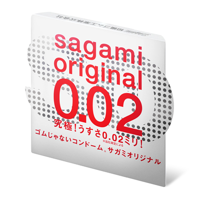 Sagami Original 0.02 (2nd generation) 1's Pack PU Condom-thumb