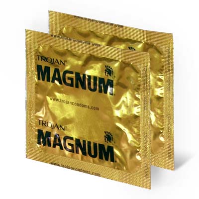 Trojan Magnum XL Extra Large 64/58mm 2 pieces Latex Condom-thumb