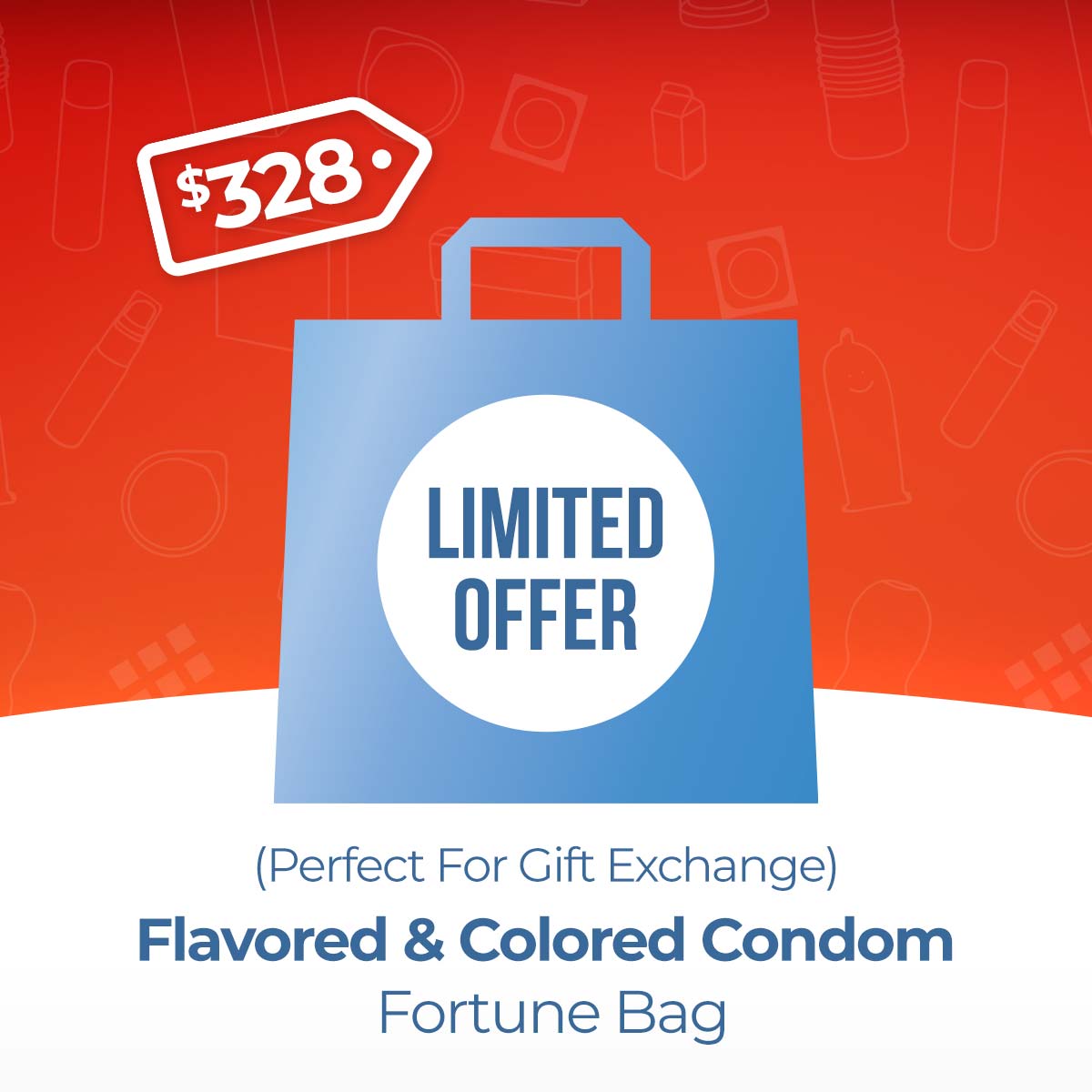 Flavored & Colored Condom Fortune Bag (Perfect For Gift Exchange)-p_1