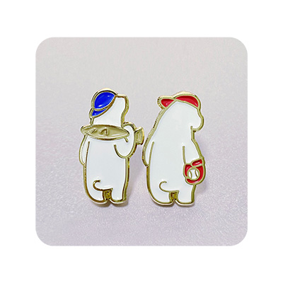 PinPin Like You Badge – Polar Bear and Slower Bear-thumb
