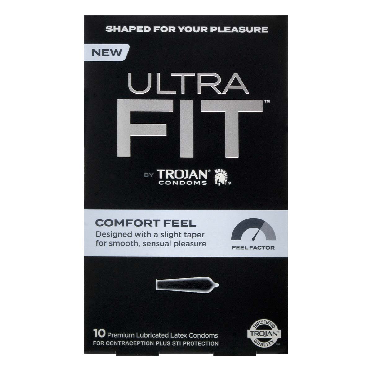 Trojan Ultra Fit Comfort Feel 10's Pack Latex Condom-p_2