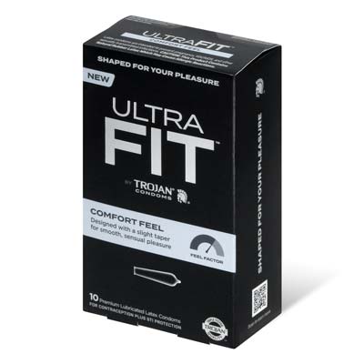 Trojan 戰神 Ultra Fit Comfort Feel 10 片裝 乳膠安全套-thumb