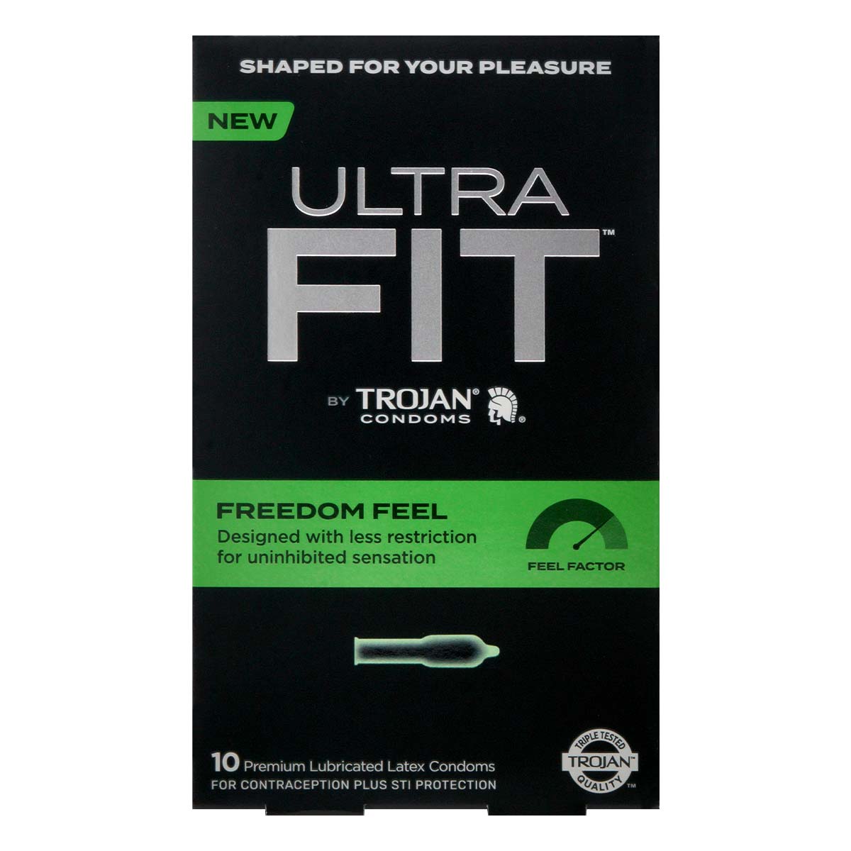 Trojan Ultra Fit Freedom Feel 10's Pack Latex Condom-p_2