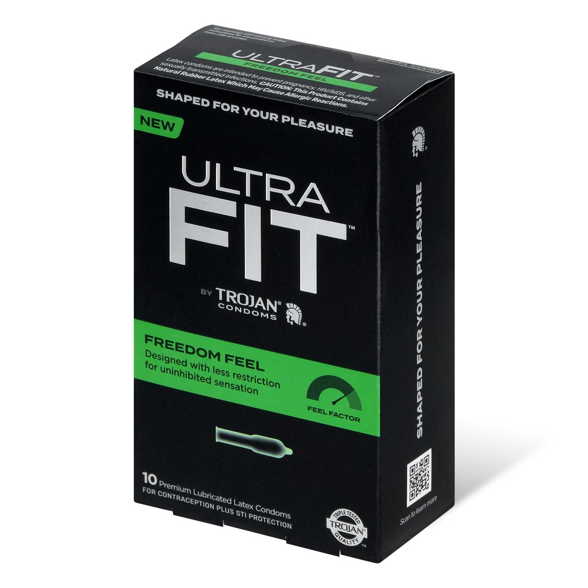 Trojan Ultra Fit Freedom Feel 10's Pack Latex Condom-thumb_1