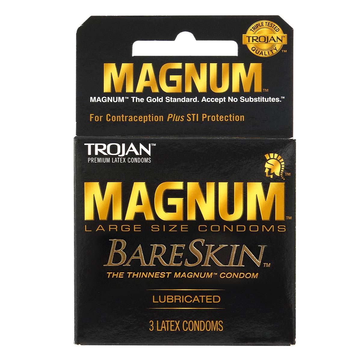 Trojan Magnum BareSkin 62/55mm 3's Pack Latex Condom-p_2