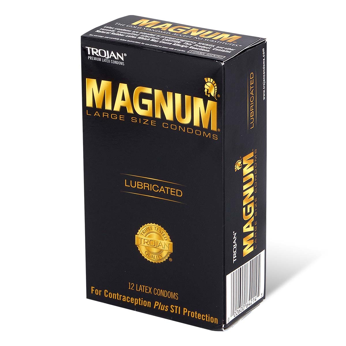 Trojan Magnum 62/55mm 12's Pack Latex Condom-thumb_1