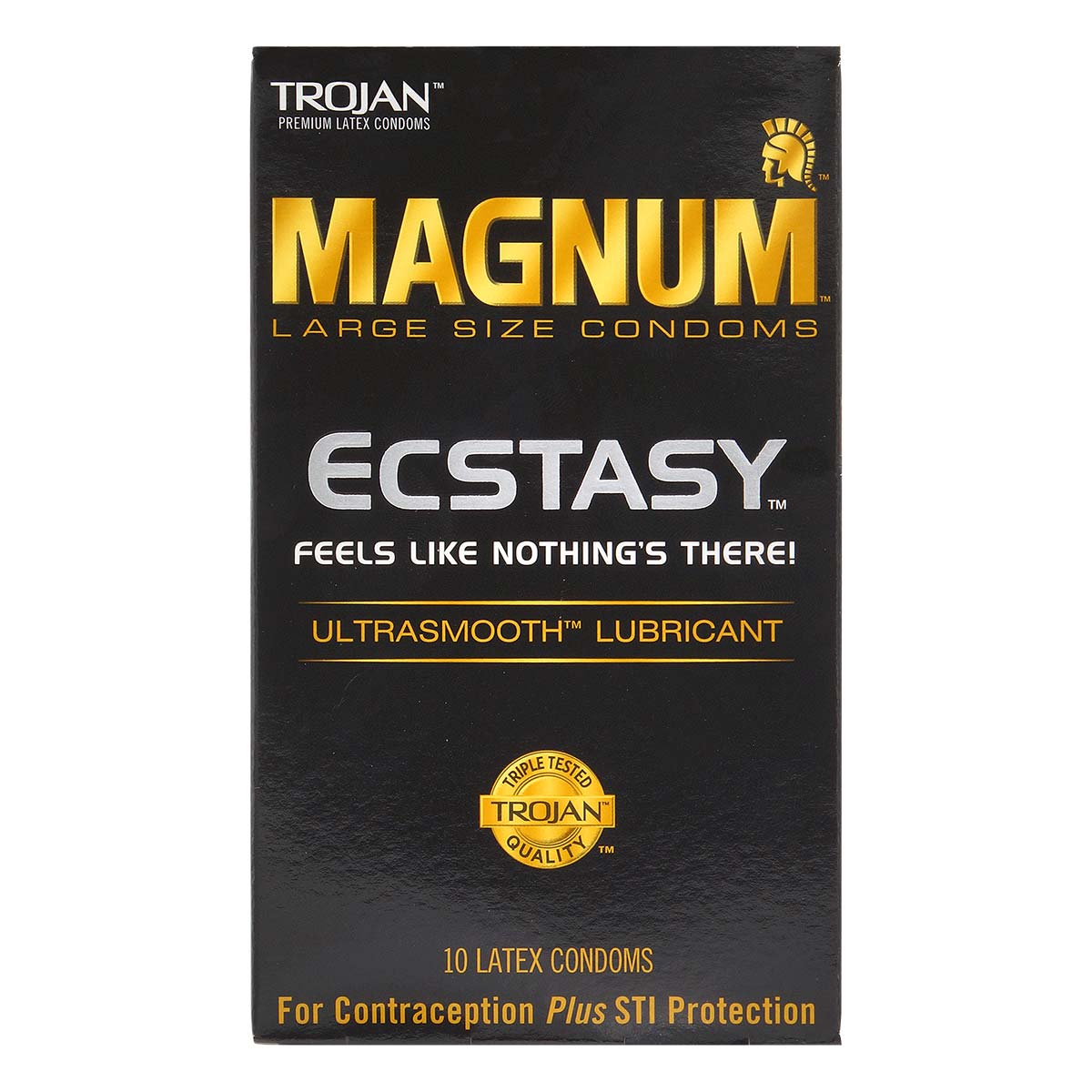 Trojan Magnum Ecstasy 72/55mm 10's Pack Latex Condom-p_2