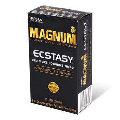 Trojan Magnum Ecstasy 73/53mm 10 個入 ラテックスコンドーム-thumb