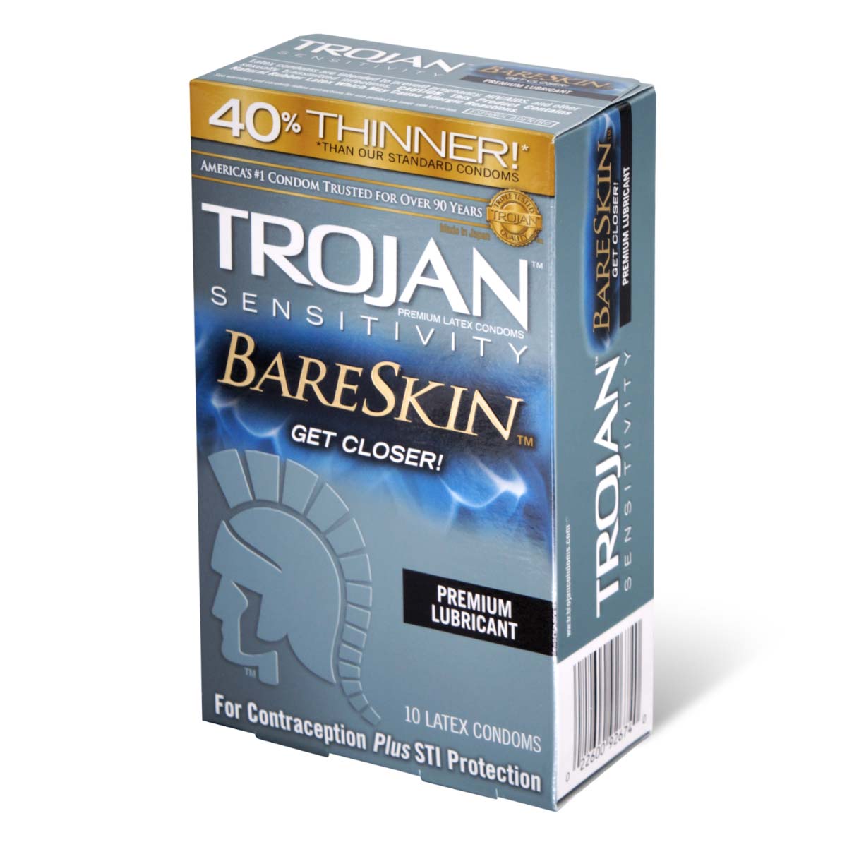 Trojan 戰神 裸肌超薄 10 片裝 乳膠安全套-p_1