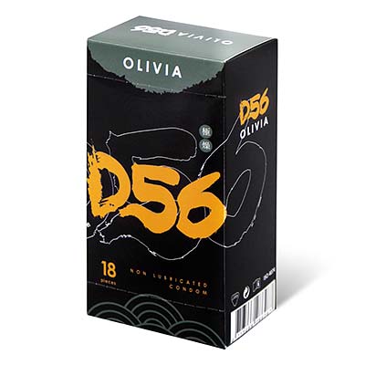 Olivia The East Dry non-lubricated 56mm 18's Pack Latex Condom-thumb