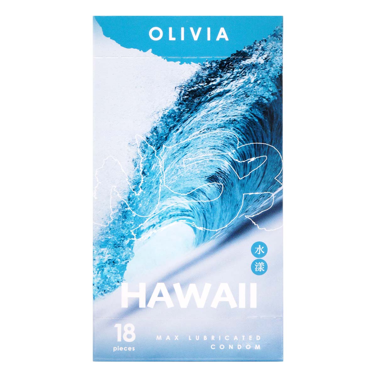 奥莉维亚 夏威夷水漾 18 片装 乳胶安全套-p_2