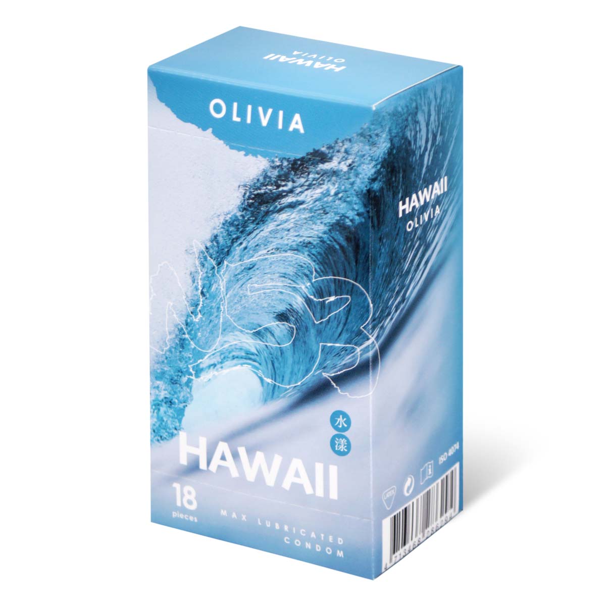 Olivia Hawaii Aqua 18's Pack Latex Condom-p_1