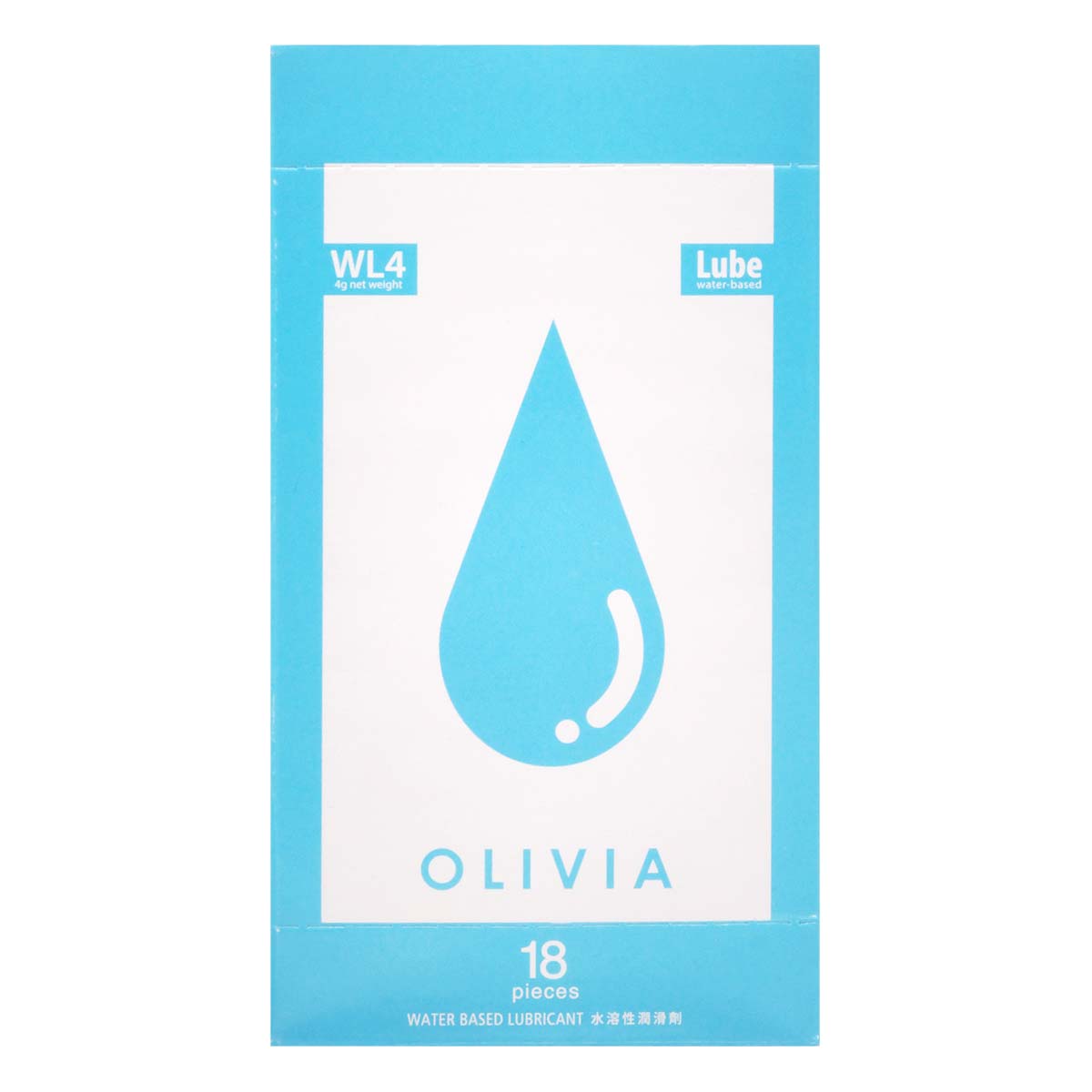 Olivia Basic WL4 sachet 18 pieces Water-based Lubricant-thumb_2