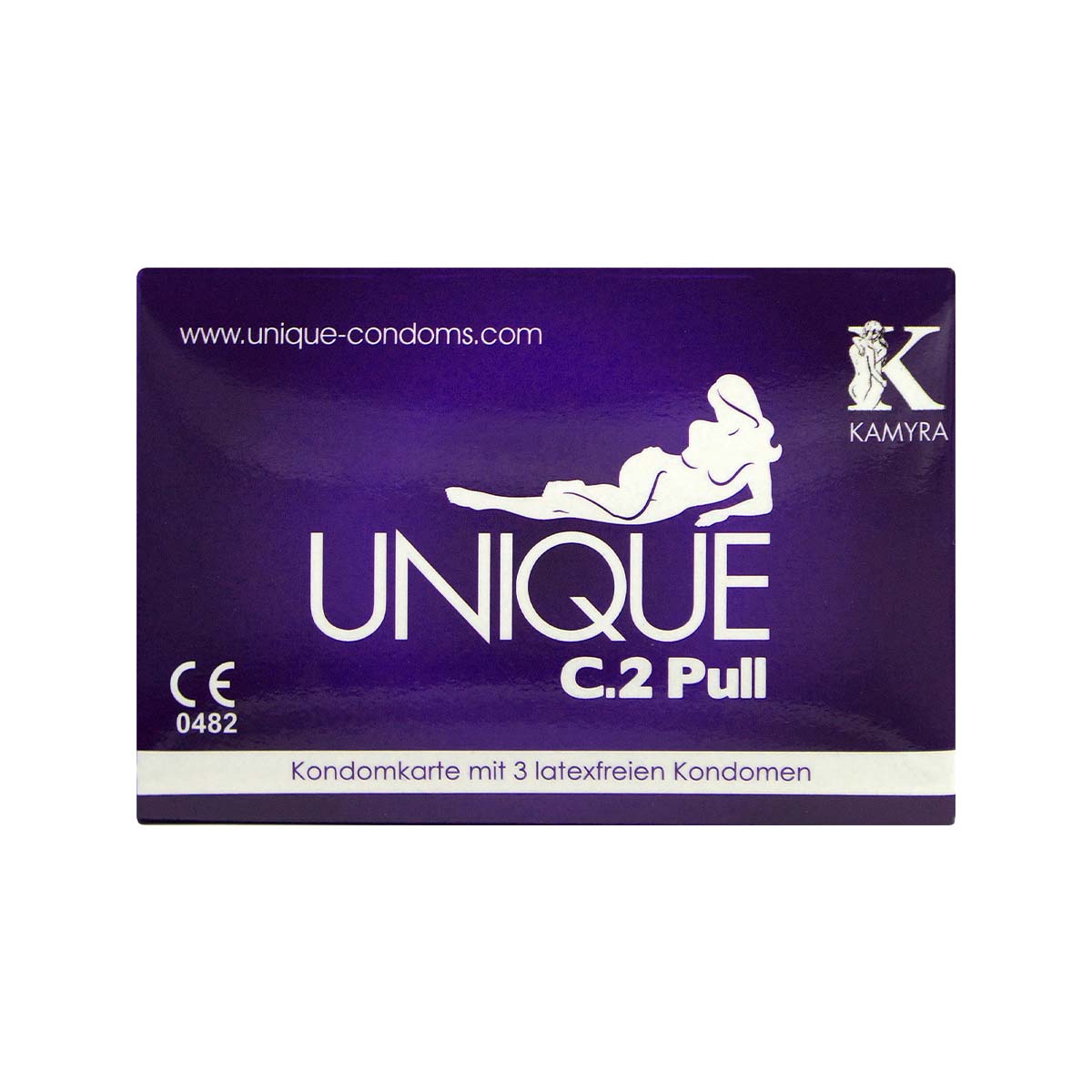 Kamyra Non-Latex Unique C.2 Pull 3's Pack Synthetic Condom-p_2