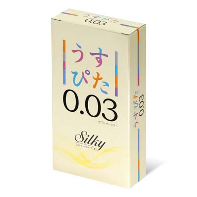 Usu-Pita Silky 0.03 12 片装 乳胶安全套-thumb