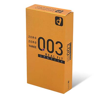 Zero Zero Three 0.03 Real Fit (Japan Edition) 10's Pack Latex Condom-thumb