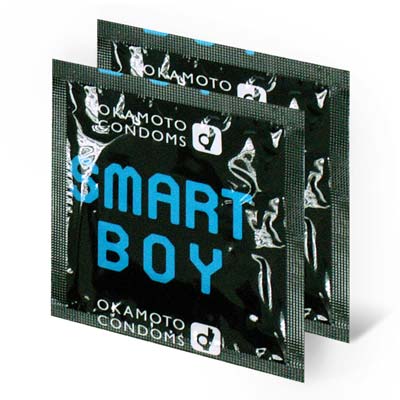 Smart Boy 49mm (日本版) 2 片散装 乳胶安全套-thumb