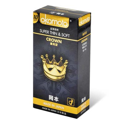 Okamoto Crown 10's Pack Latex Condom-thumb