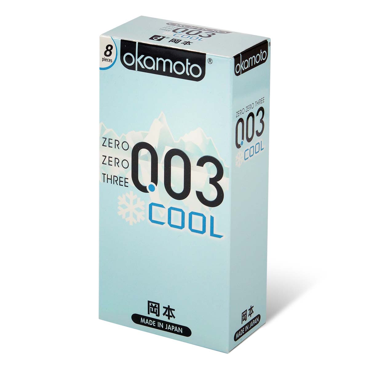 Okamoto 0.03 Cool 8's Pack Latex Condom-p_1