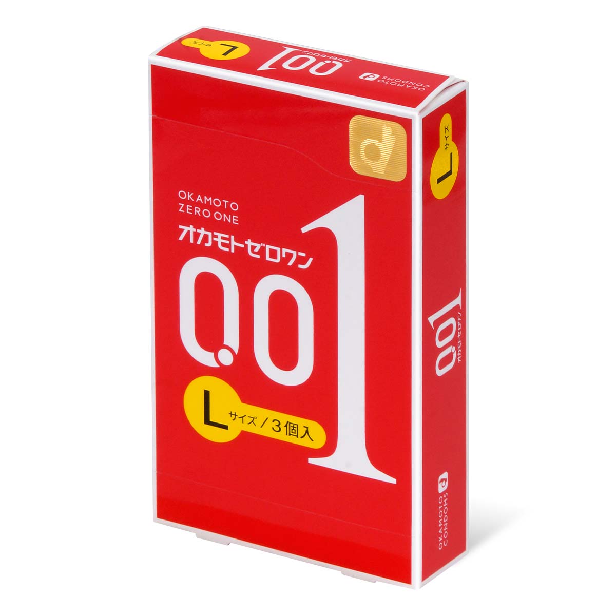 Okamoto 0.01 L size 3's Pack PU Condom-thumb_1