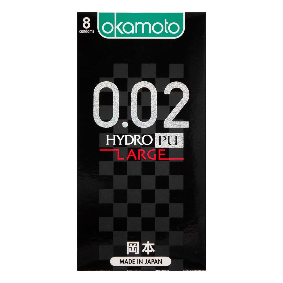 Okamoto 0.02 Hydro Polyurethane Large 8's Pack PU Condom-thumb_2
