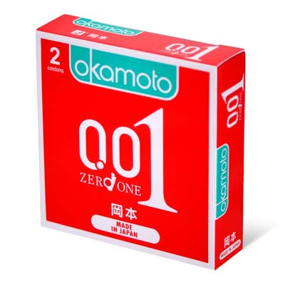 Okamoto 0.01 Hydro Polyurethane 2's Pack PU Condom-thumb