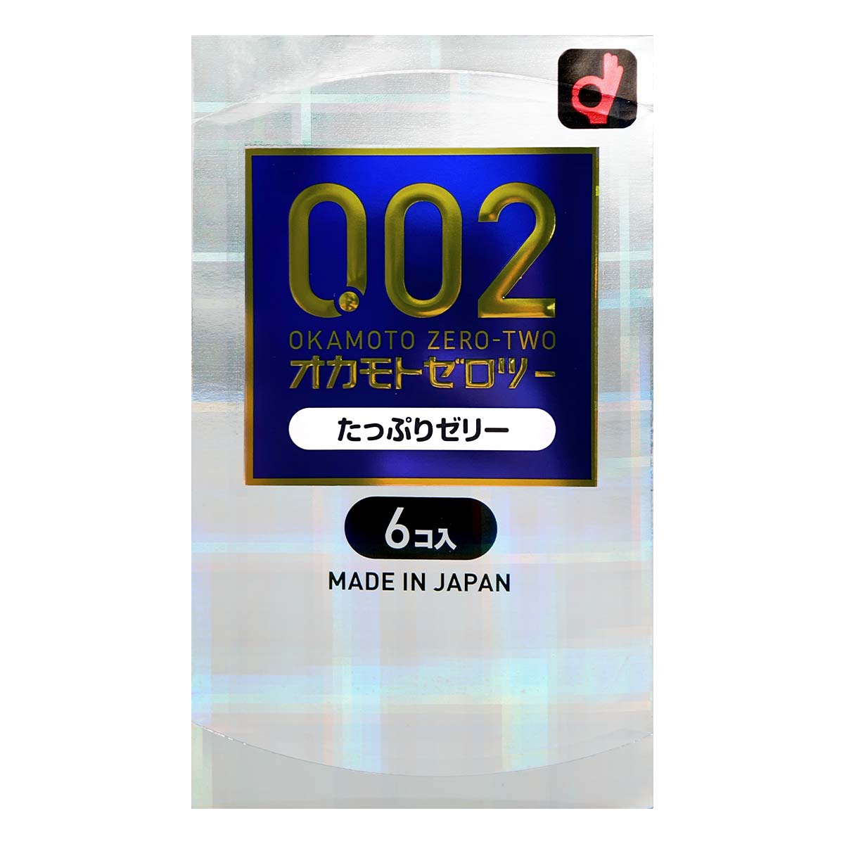 Okamoto Unified Thinness 0.02 Plenty of Jelly (Japan Edition) 6's Pack PU Condom-thumb_2