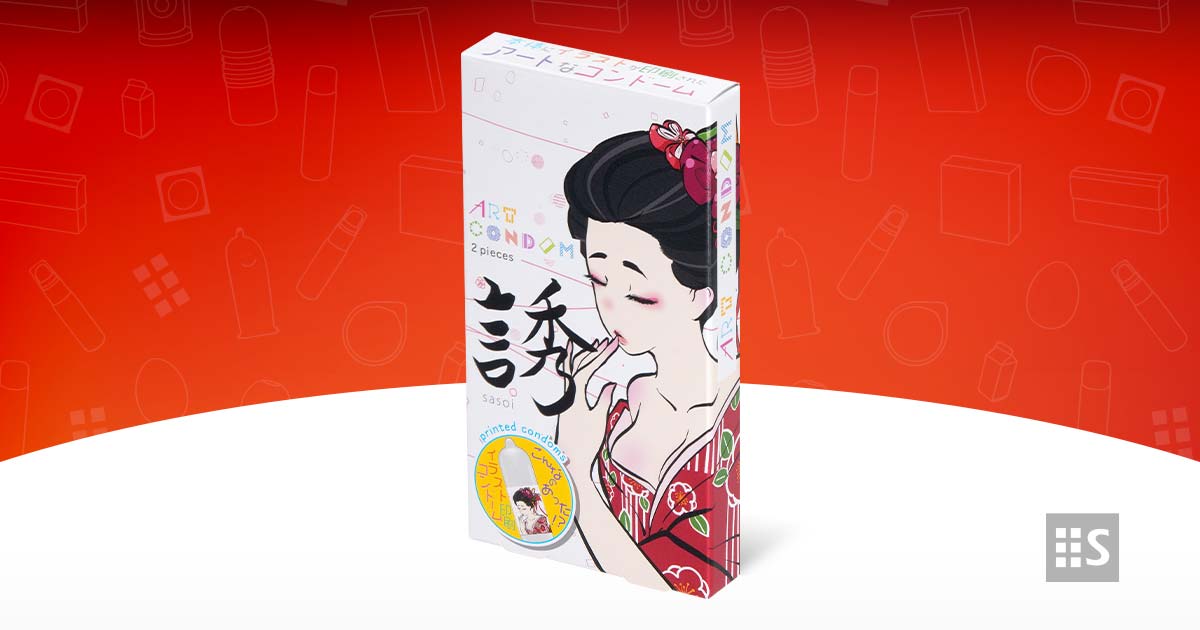 岡本誘Art Condom (日本版) 2 片乳膠安全套- Sampson Store
