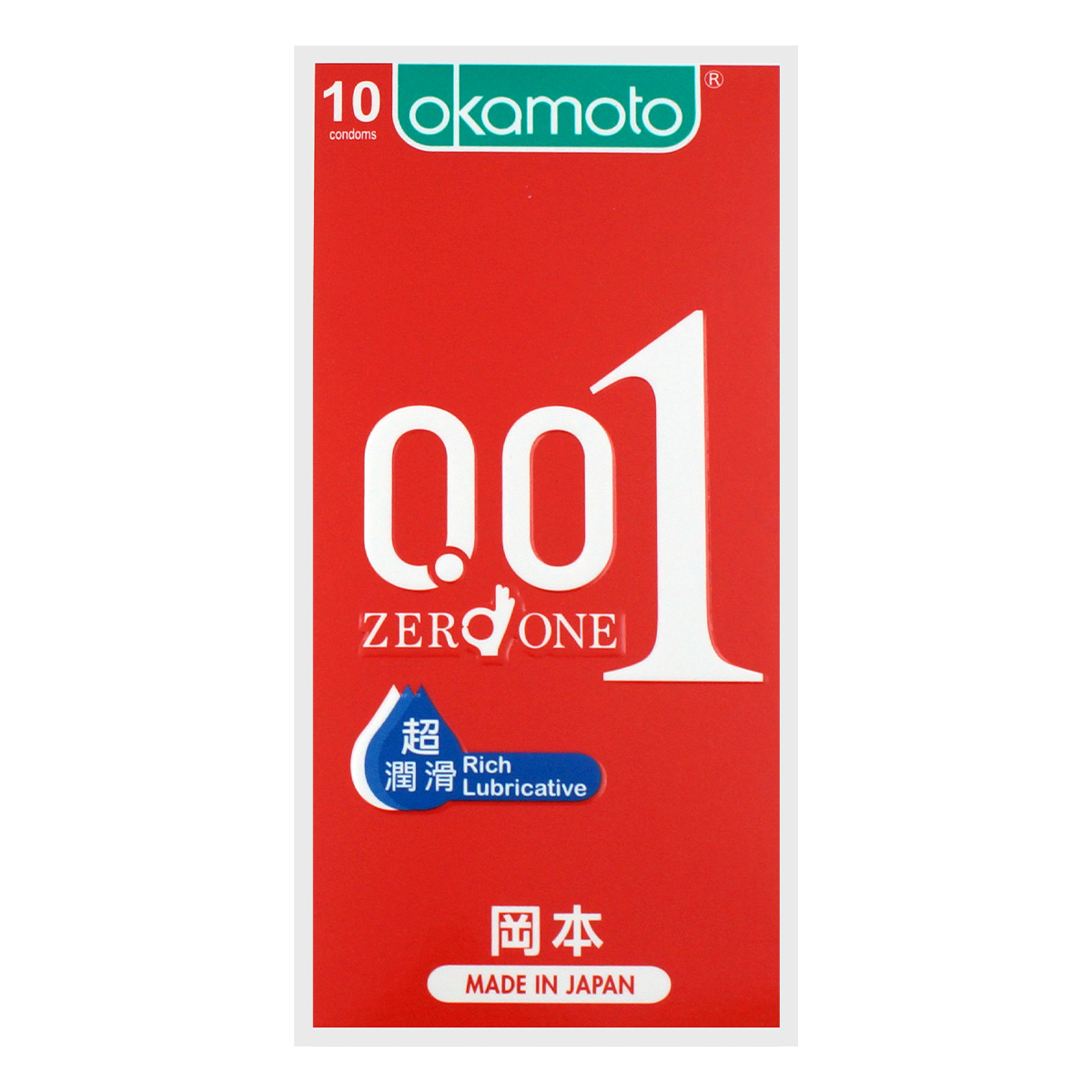 Okamoto 0.01 Rich Lubricative 10's Pack PU Condom-p_2