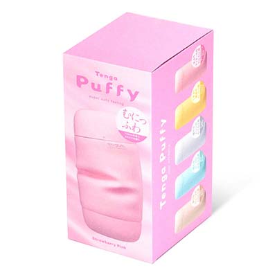 TENGA Puffy Strawberry Pink (ストロベリーピンク)-thumb