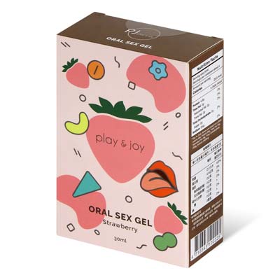 PLAY & JOY ORAL SEX GEL 30ml (Strawberry Flavour)-thumb
