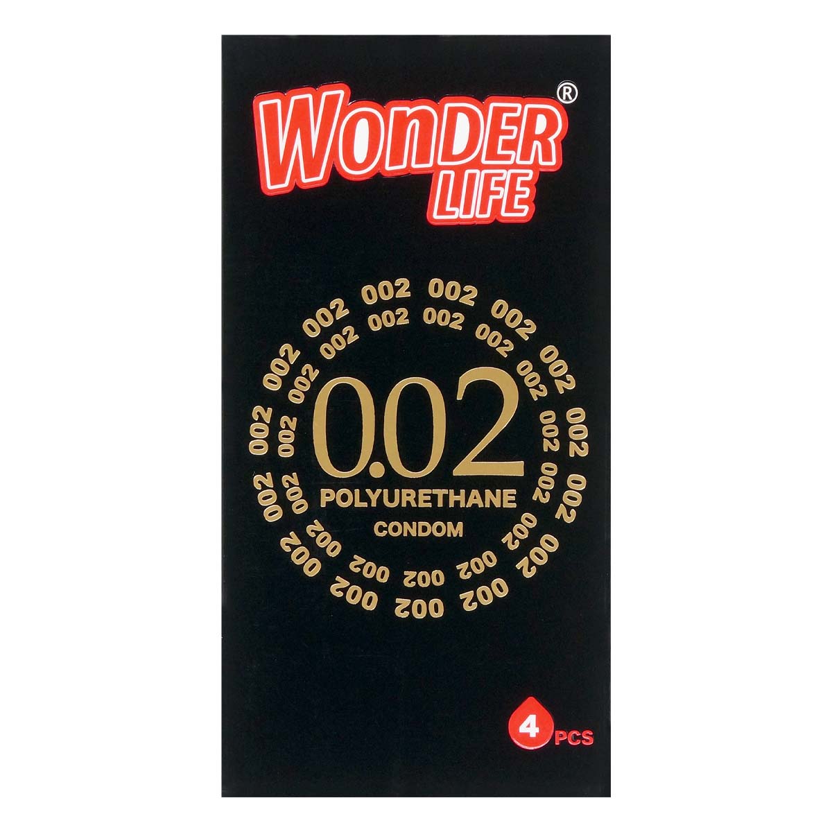 Wonder Life 0.02 4's Pack PU Condom-p_2