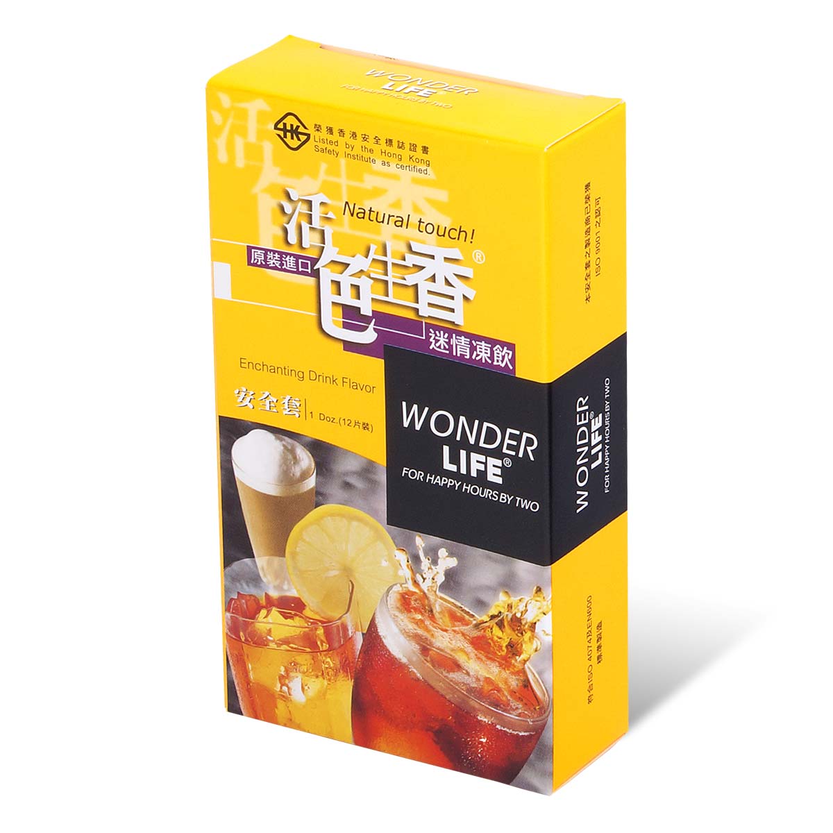 Wonder Life Enchanting Drink Flavor 12's Pack Latex Condom-p_1