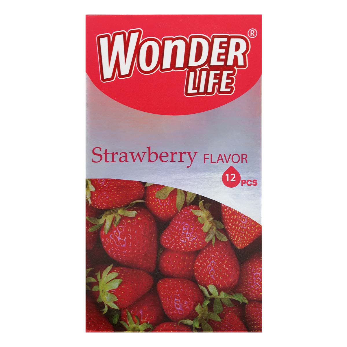 Wonder Life イチゴの香り付き 12 個入 ラテックスコンドーム-p_2