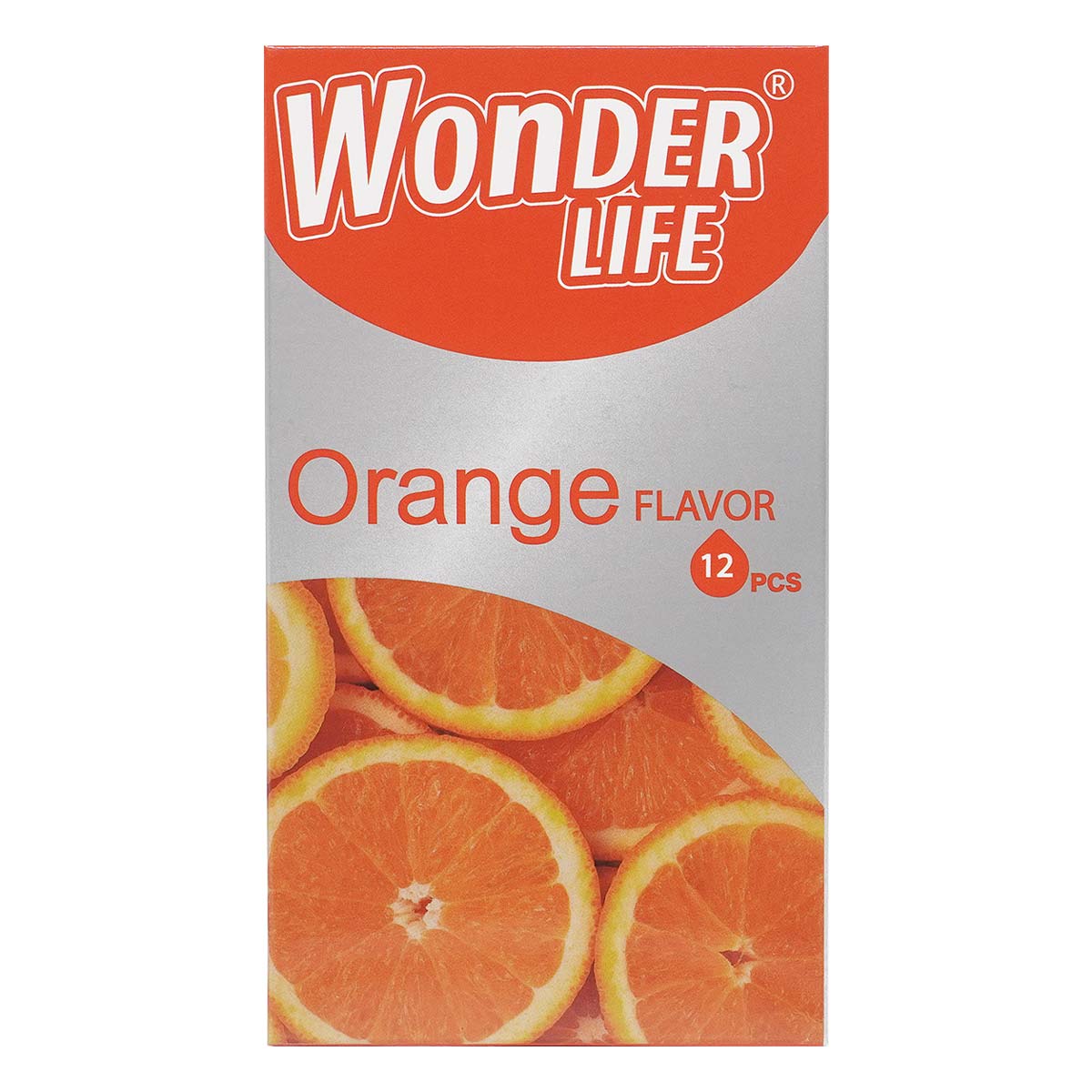 Wonder Life Orange Flavor 12's Pack Latex Condom-p_2
