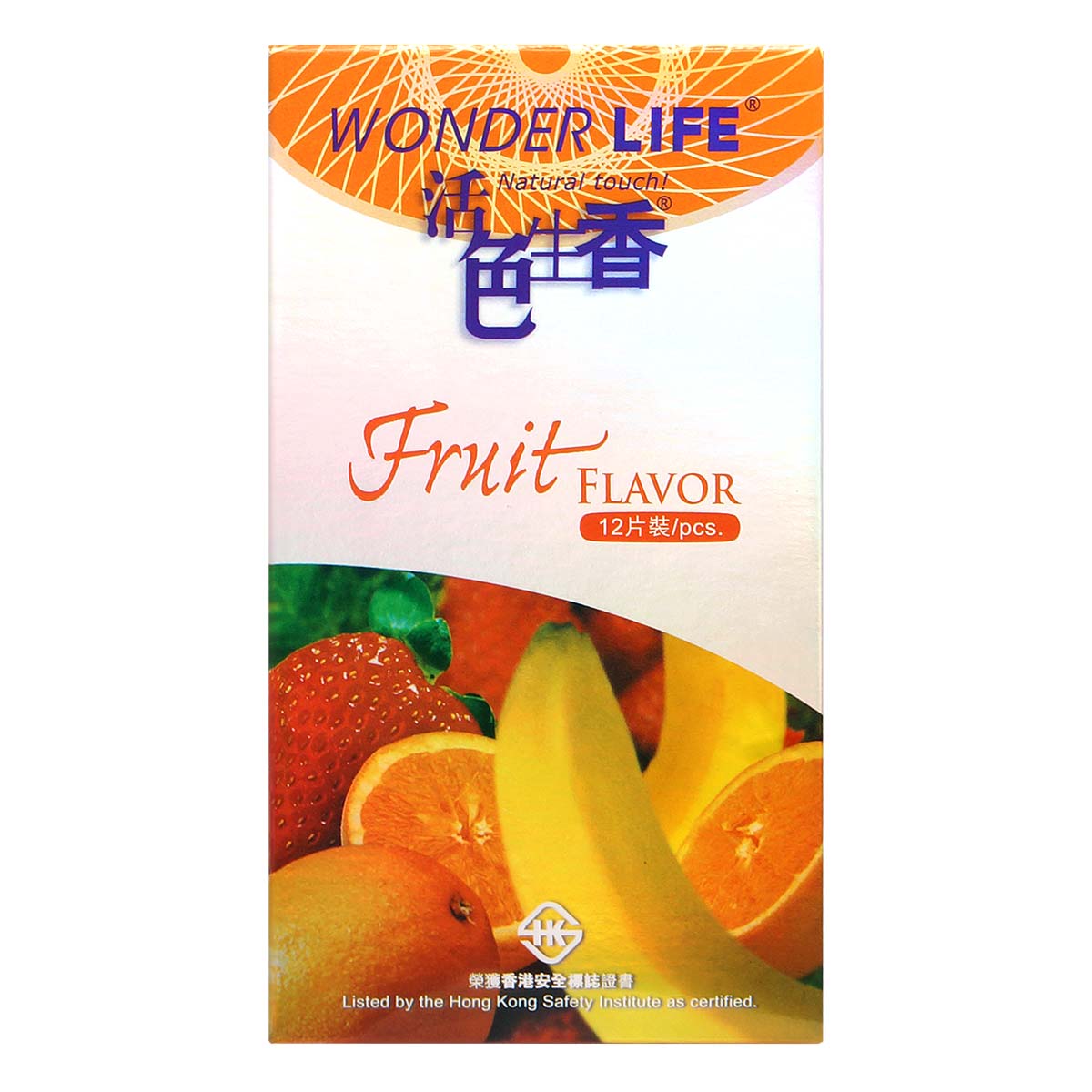 Wonder Life Fruit Flavor 12's Pack Latex Condom-thumb_2