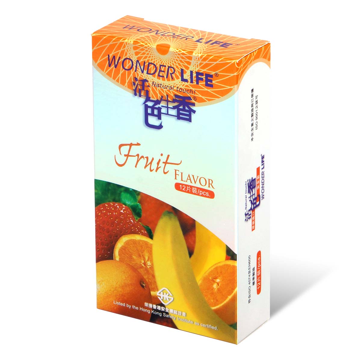 Wonder Life Fruit Flavor 12's Pack Latex Condom-thumb_1