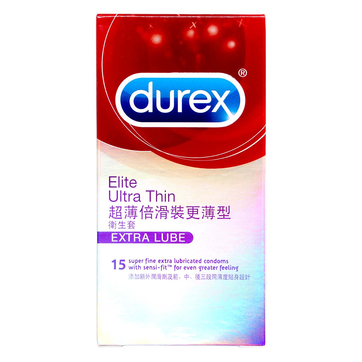Durex Elite Ultra Thin 15's Pack Latex Condom-thumb_2