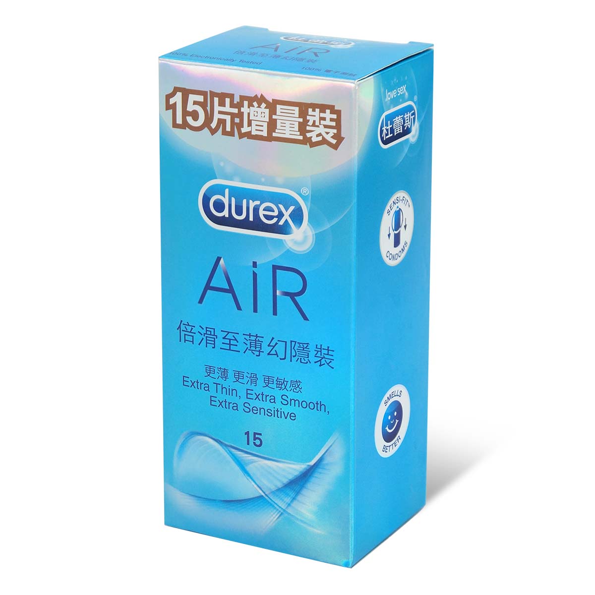 Durex Air Extra Smooth 15's pack Latex Condom-thumb