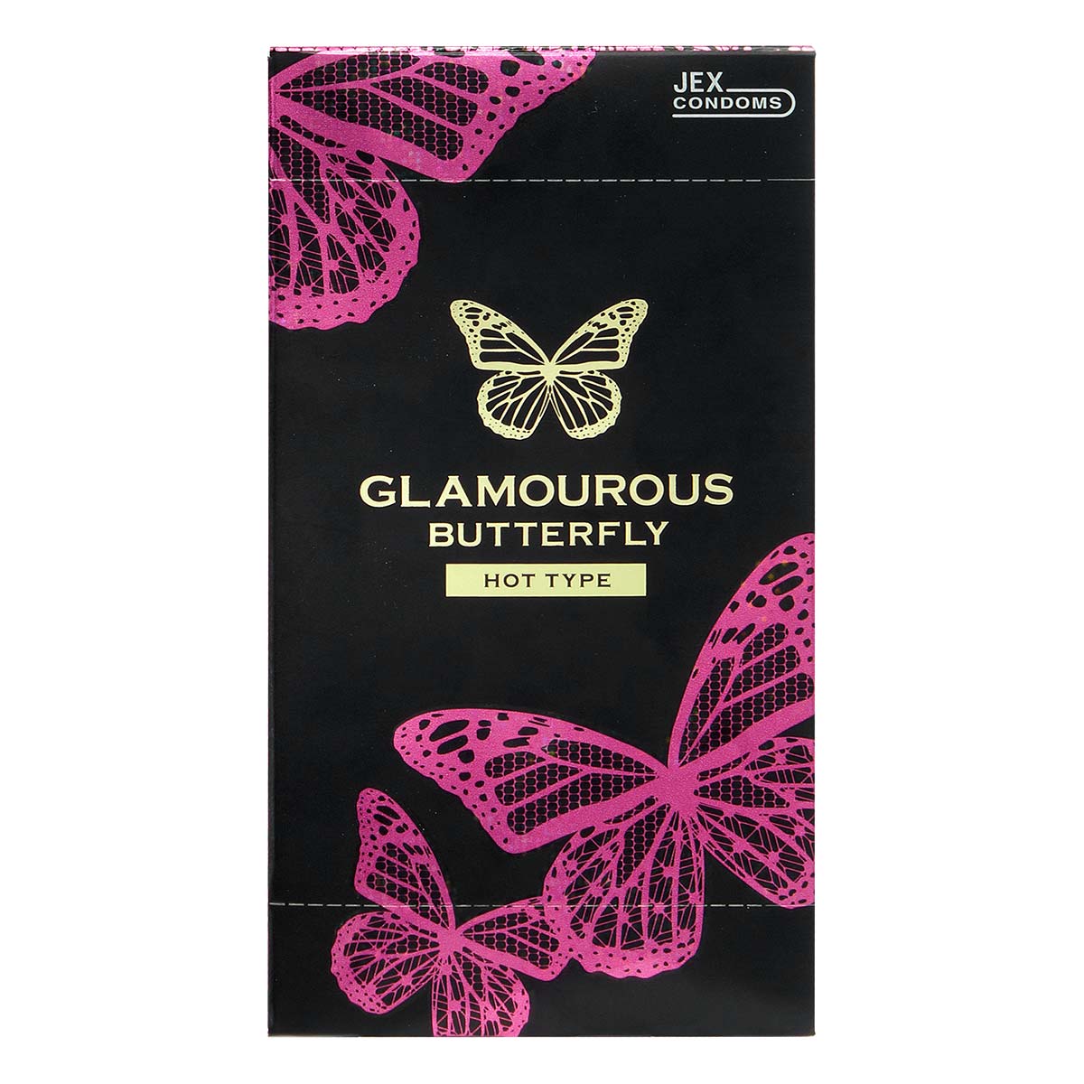 Glamourous Butterfly Hot Type 12's Pack Latex Condom-p_2