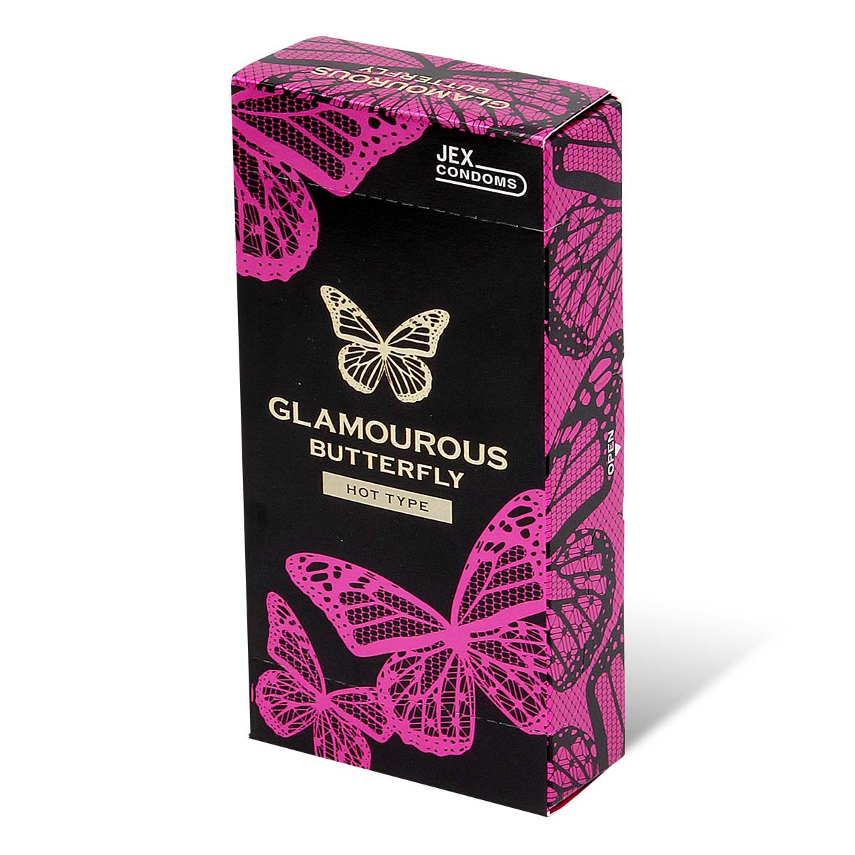 Glamourous Butterfly Hot Type 6's Pack Latex Condom-p_1