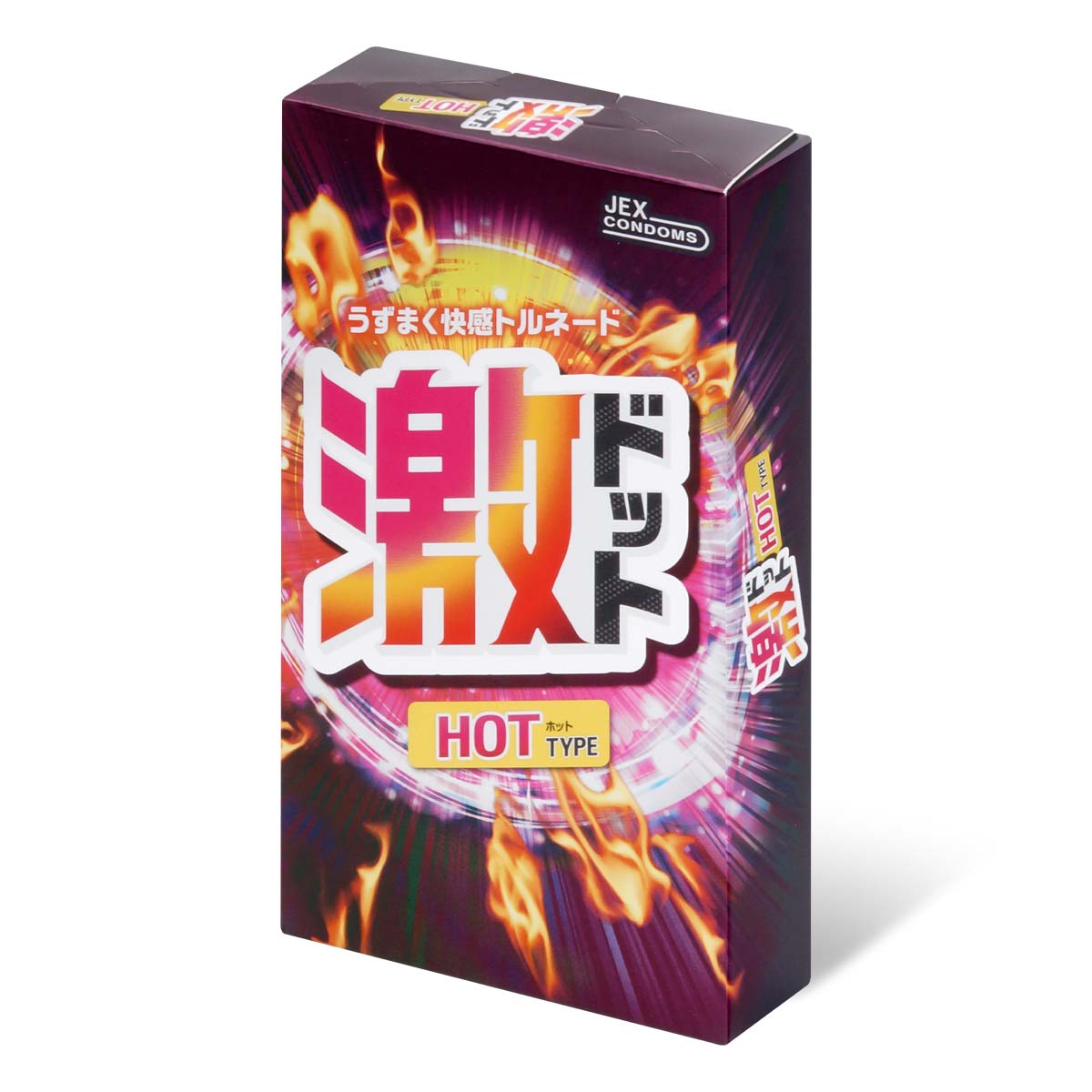 JEX Super Dots Hot Type 8's Pack Latex Condom-thumb_1