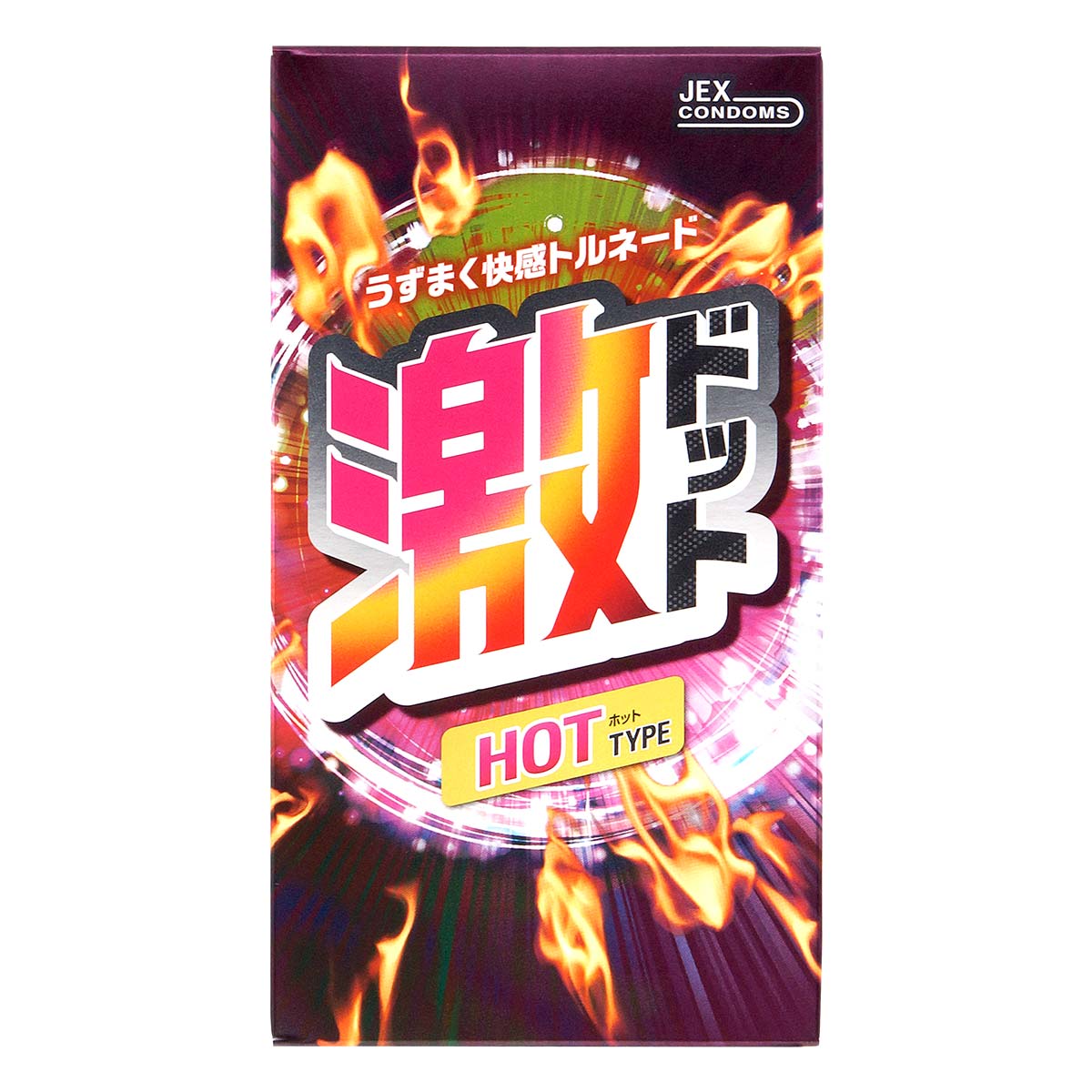 JEX Super Dots Hot Type 8's Pack Latex Condom-thumb_2