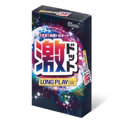 JEX Super Dots Long Play Type 8's Pack Latex Condom-thumb