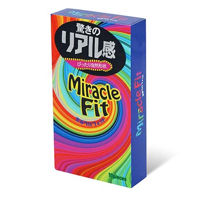 Sagami Miracle Fit 51mm 10's Pack Latex Condom-thumb