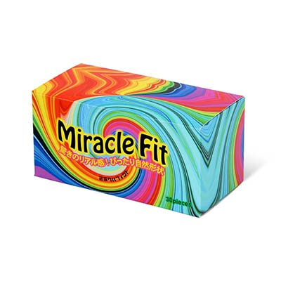 Sagami Miracle Fit 51mm 30's Pack Latex Condom-thumb