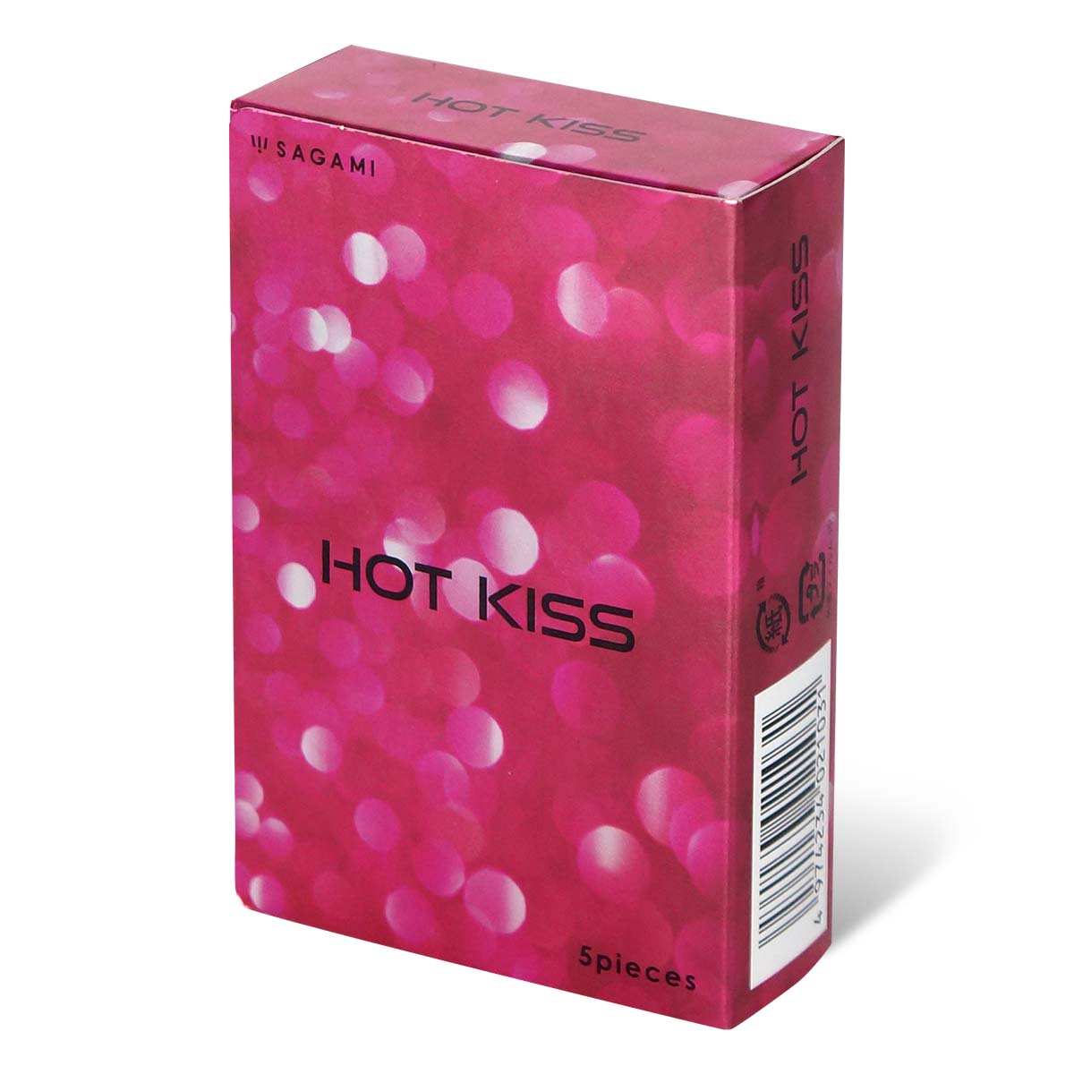 サガミ HOT KISS 5 個入 ラテックスコンドーム-p_1