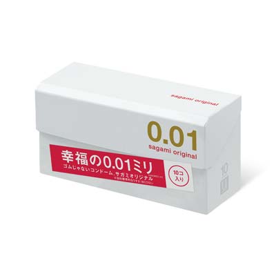 Sagami Original 0.01 10's Pack PU Condom-thumb