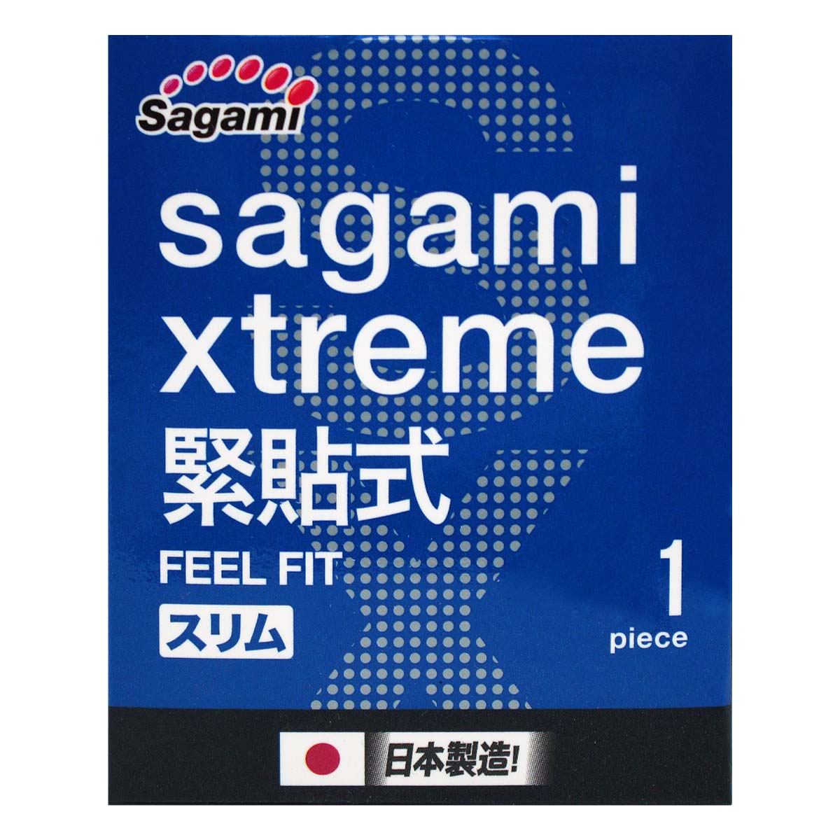 Sagami Xtreme Feel Fit (2nd generation) 51mm 1's Pack Latex Condom-thumb_2
